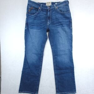 Ariat M4 Jeans Mens 38x34 (38x32) Relaxed Bootcut Western Rodeo Ranch